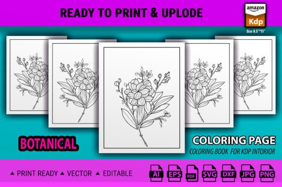 A Designer's Review of Botanical Flower Line Art