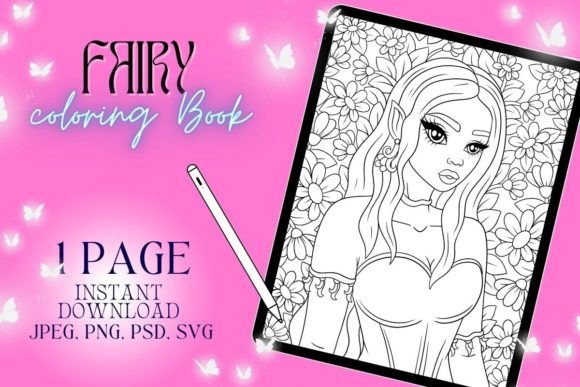 A Designer's Review of Fairy Graphics for Adult Coloring Pages