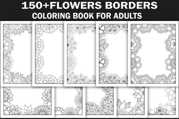 A Designer's Review: The 150 Adults Borders Coloring Page Bundle as a Graphic Design Asset