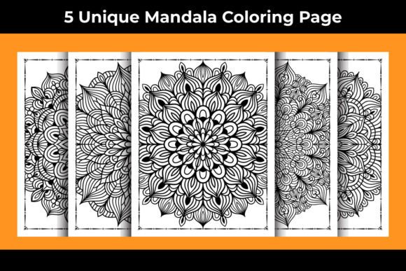 A Designer's Take on Five Mandala Coloring Pages for Embroidery