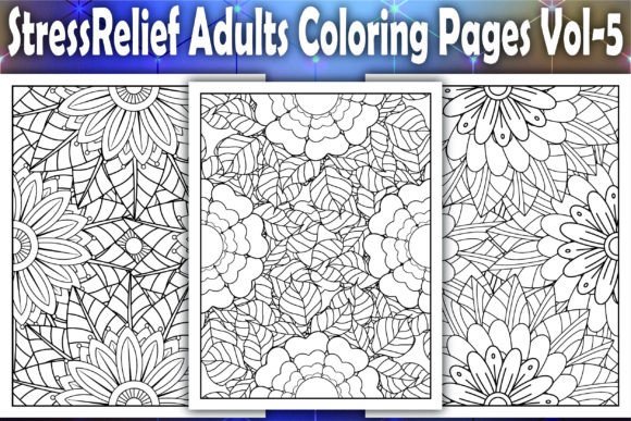 A Designer’s Take on StressRelief Flower Coloring Pages for Embroidery
