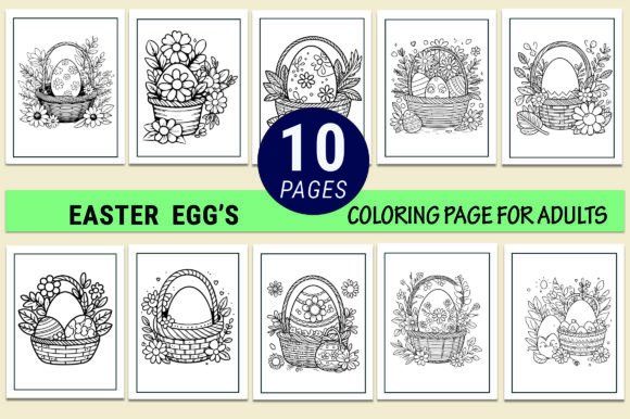 A Graphic Designer's Review of Adult Easter Egg Coloring Pages