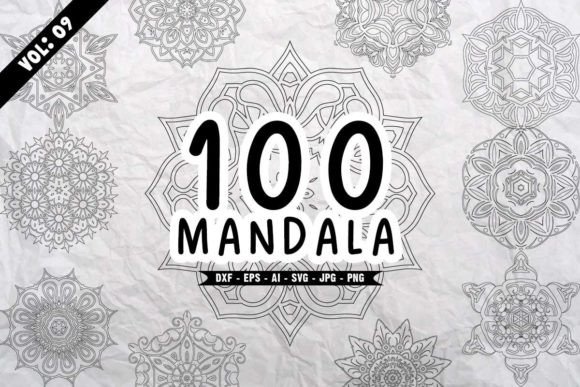 A Mandala Bundle for Creative Graphics & Crafts