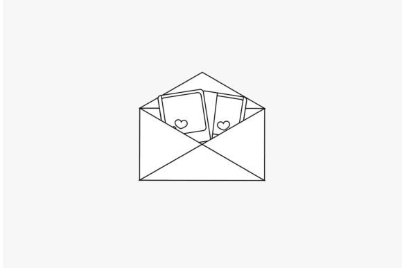 A Wedding Icon Graphic for Crafting Elegant Coloring Pages