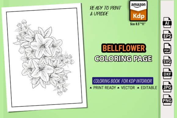 Bellflower Coloring Pages: A Designer's Review for Real Embroidery