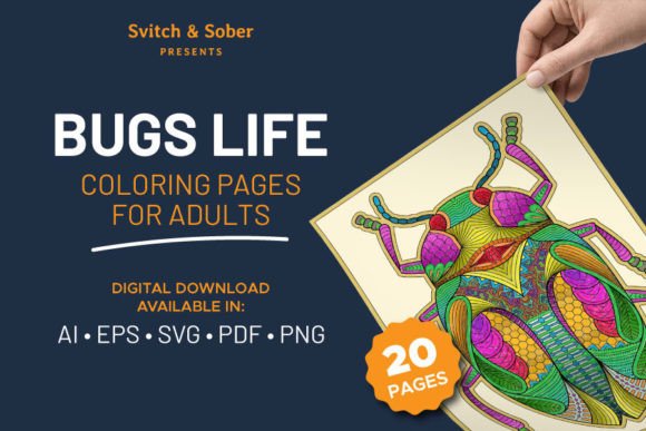 Beyond Coloring: Bugs Life as a Versatile Graphic Design Asset