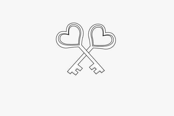 Coloring Symbol Wedding Icon Graphics for Creative Branding