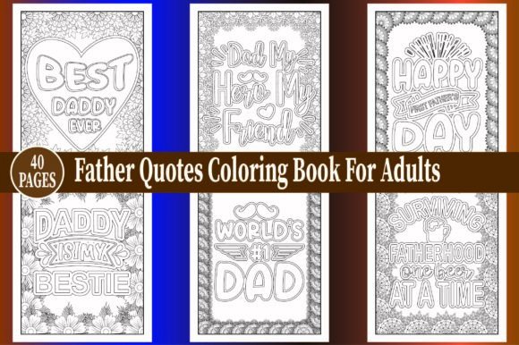 Father's Day Quotes Coloring Pages: A Designer's Review for Digital Publishers