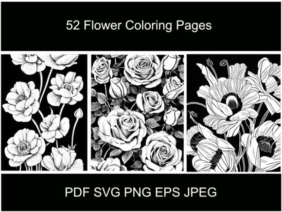 Flowers Coloring Book Pages: A Graphic Asset Review for Brand Designers