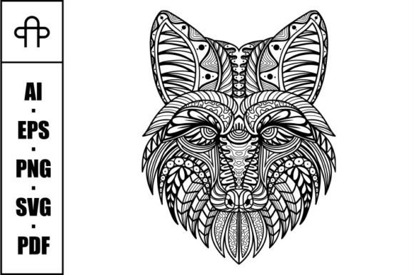 Fox Head Mandala Zentangle: A Design Review